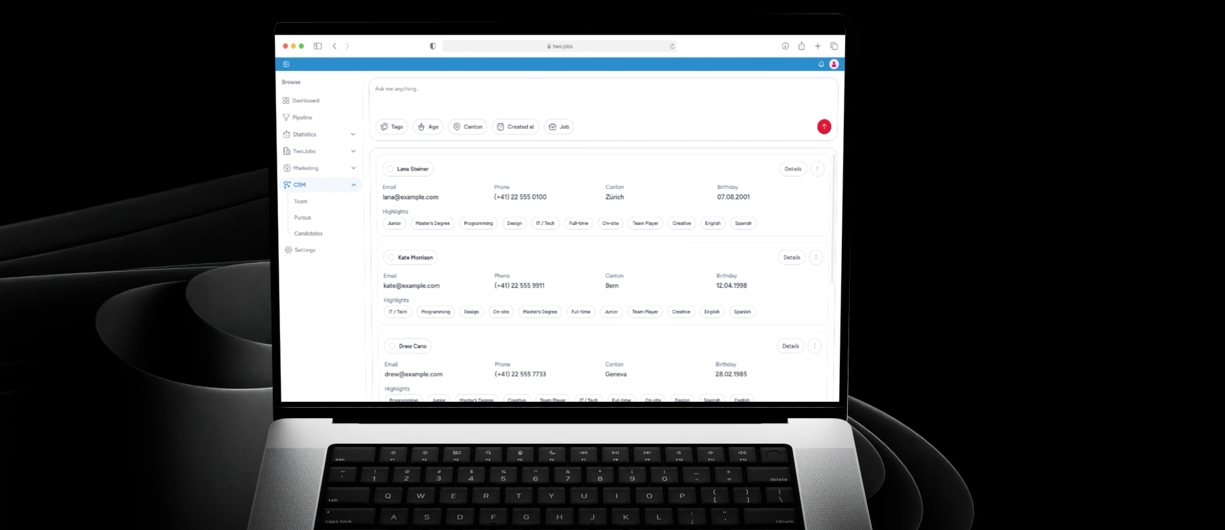 CRM system